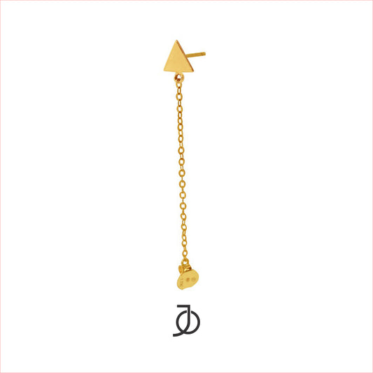 Jo Triangle Chain Stud