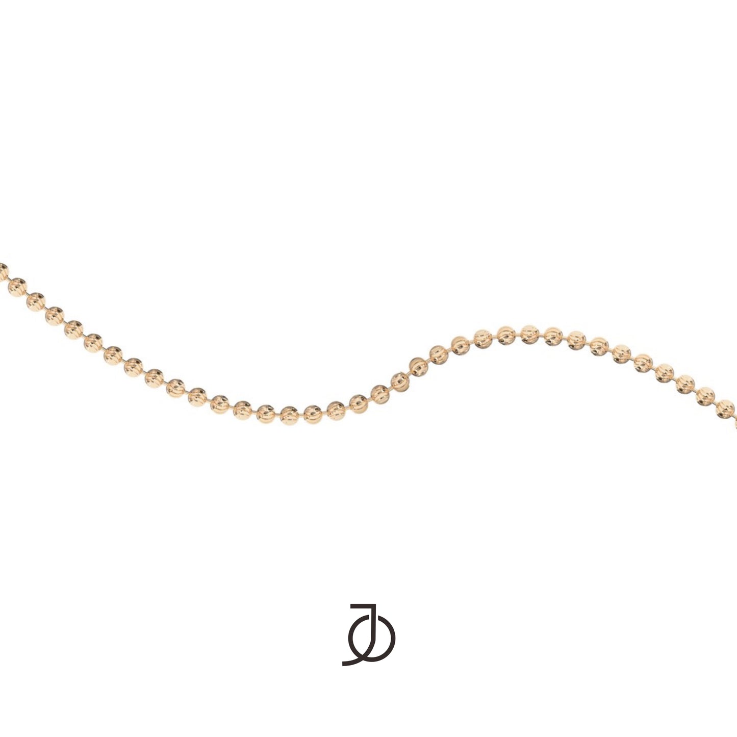 Jo Diamond Cut Beaded Chain