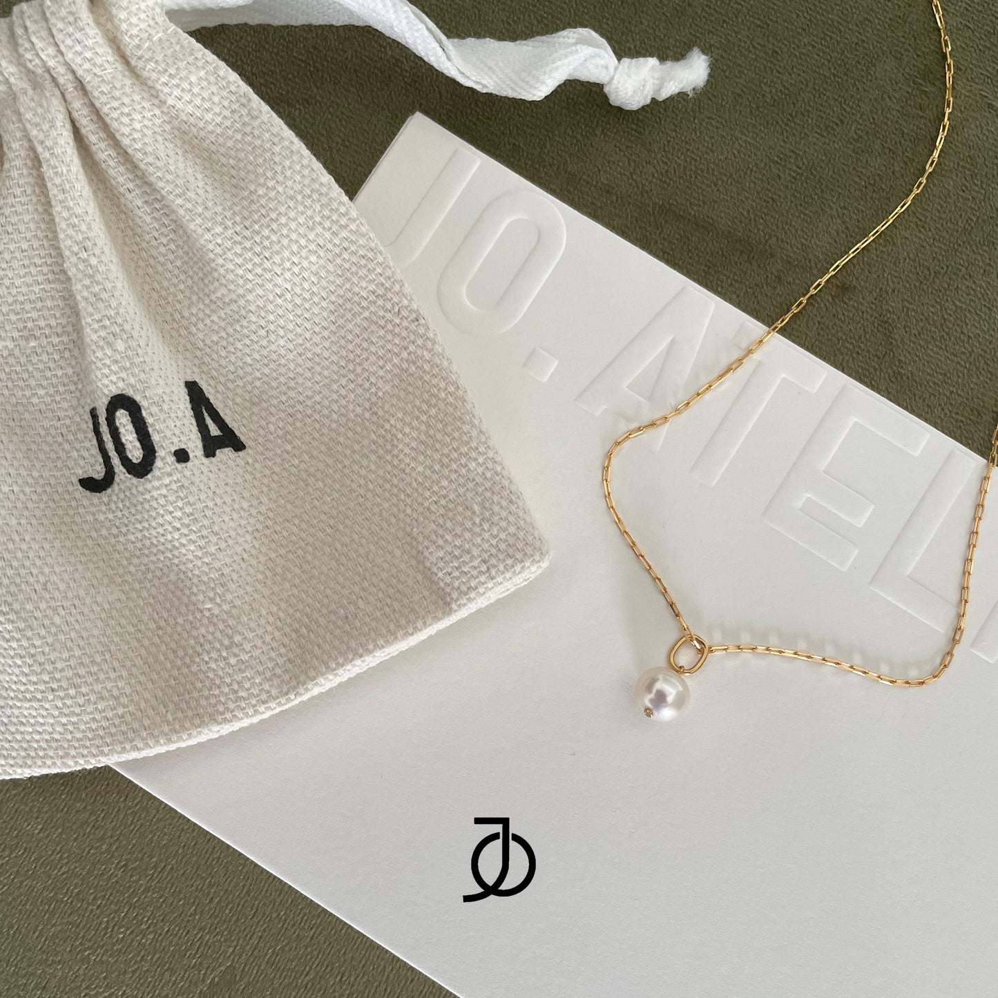 JO Gumball Pearl Pendant 17K
