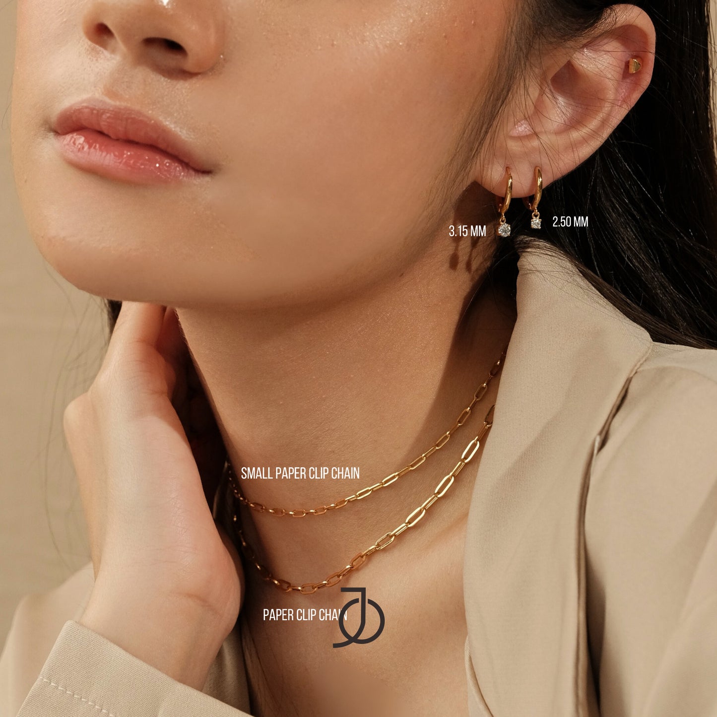 JO Small Paper Clip Chain 17k