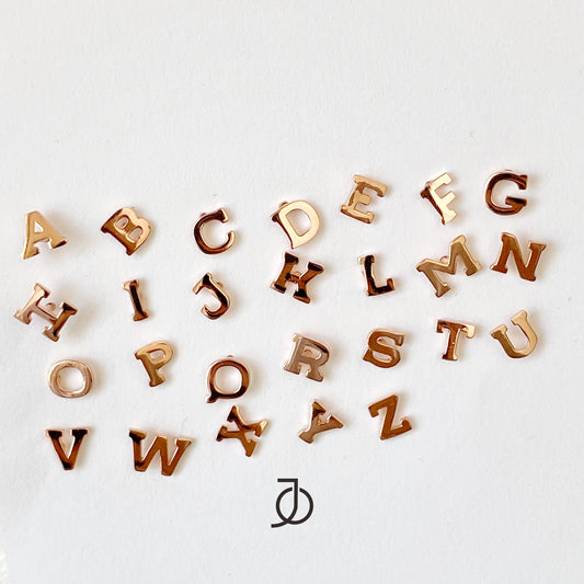 Jo Alphabet Studs 17k
