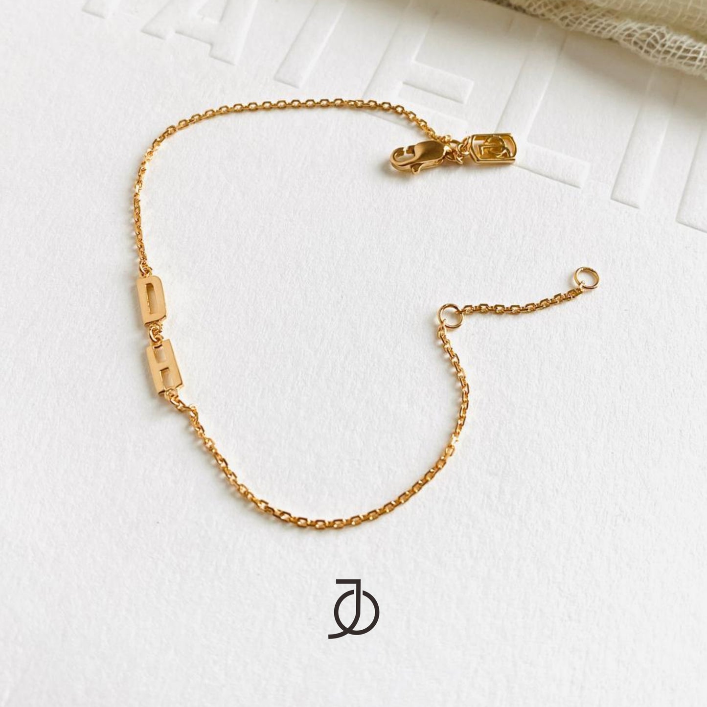 JO Custom Horizontal Alphabet Bracelet