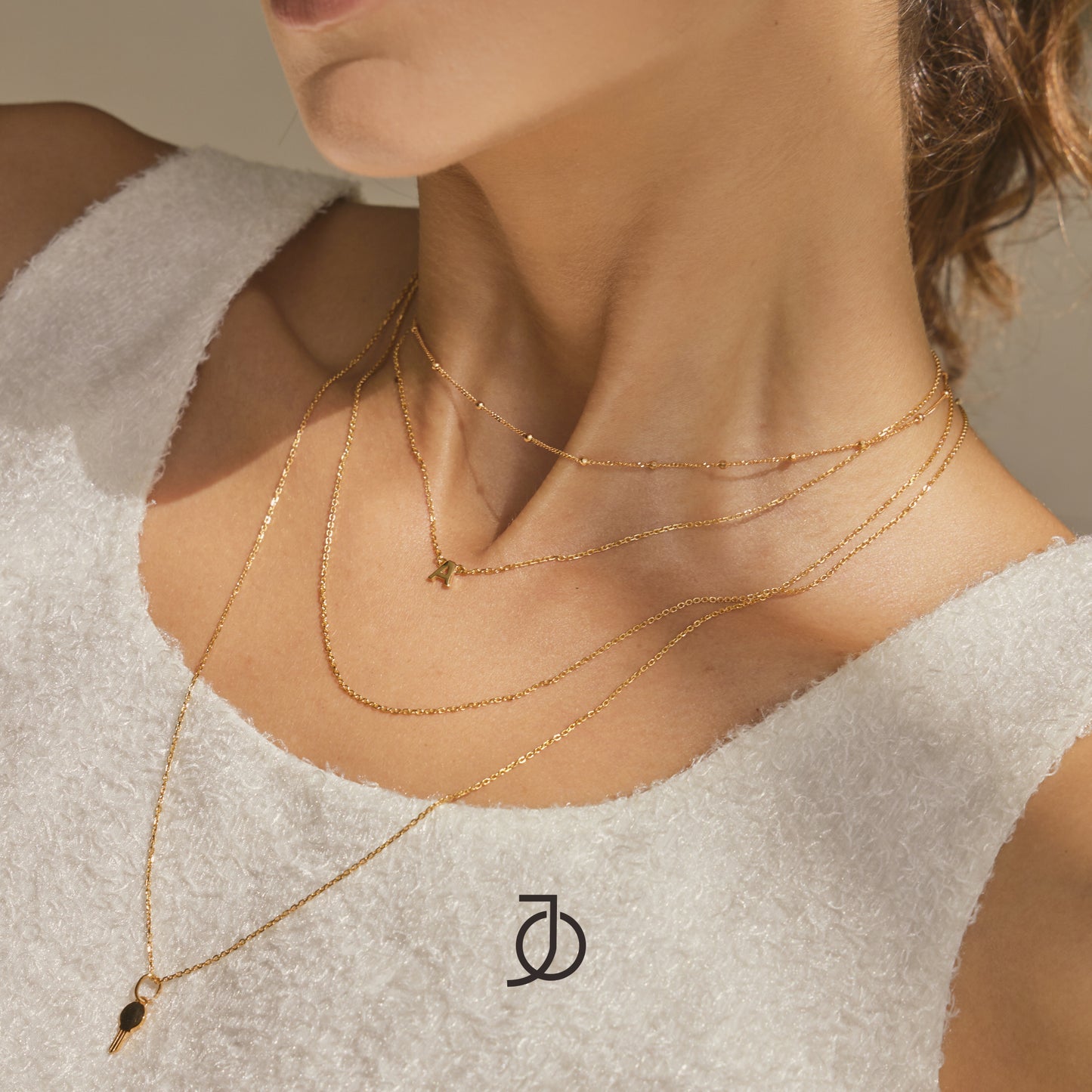 Jo Alphabet Thin Chain Custom
