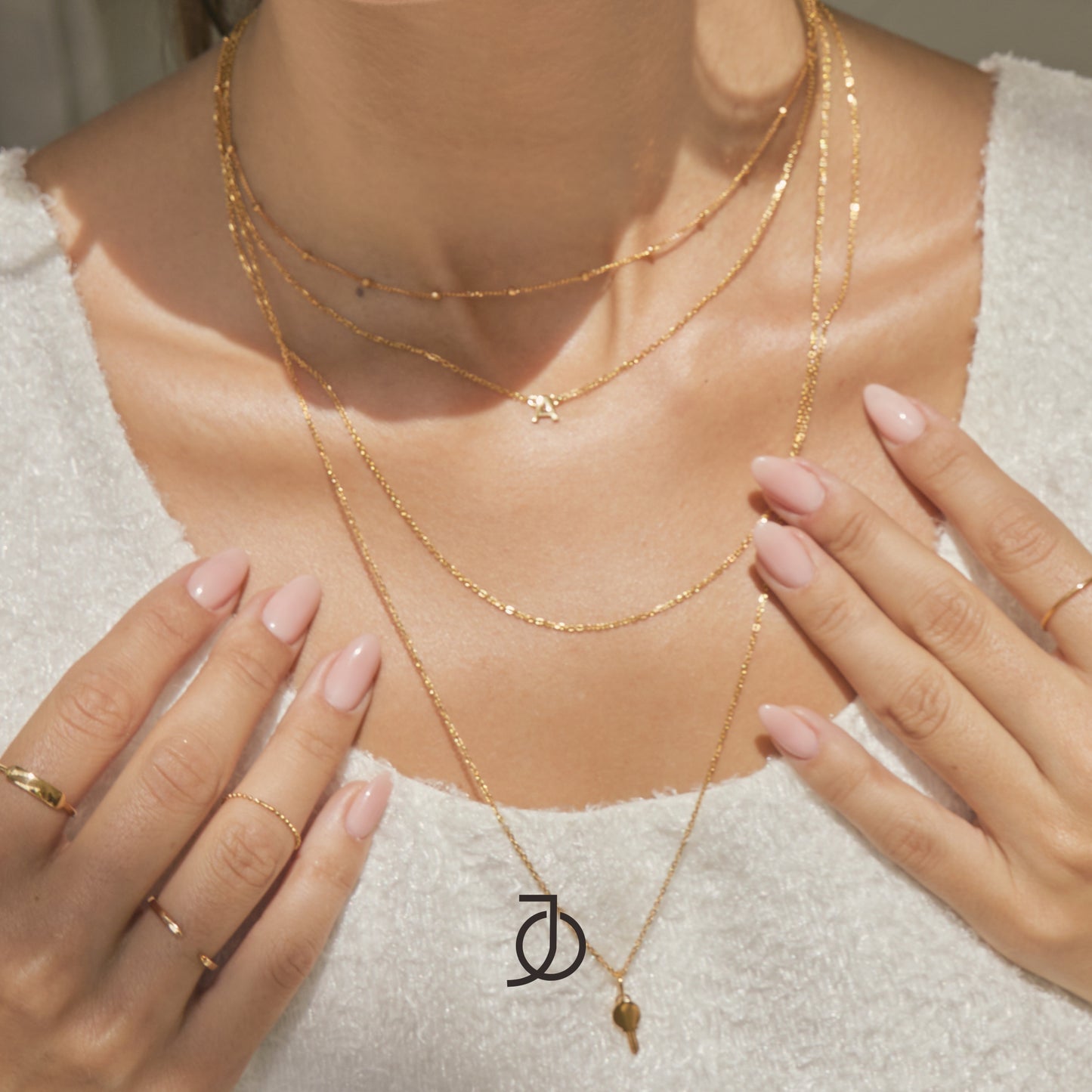 Jo Alphabet Thin Chain Custom