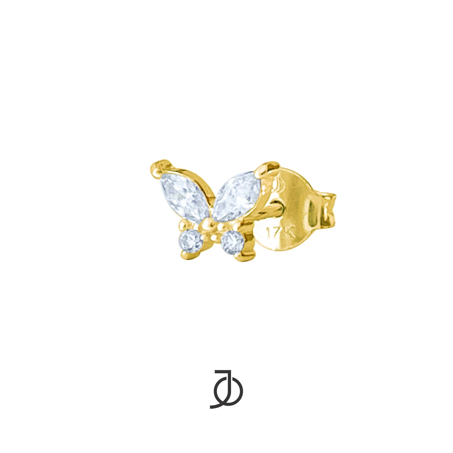 JO Anting Emas - Marquise Butterfly Studs