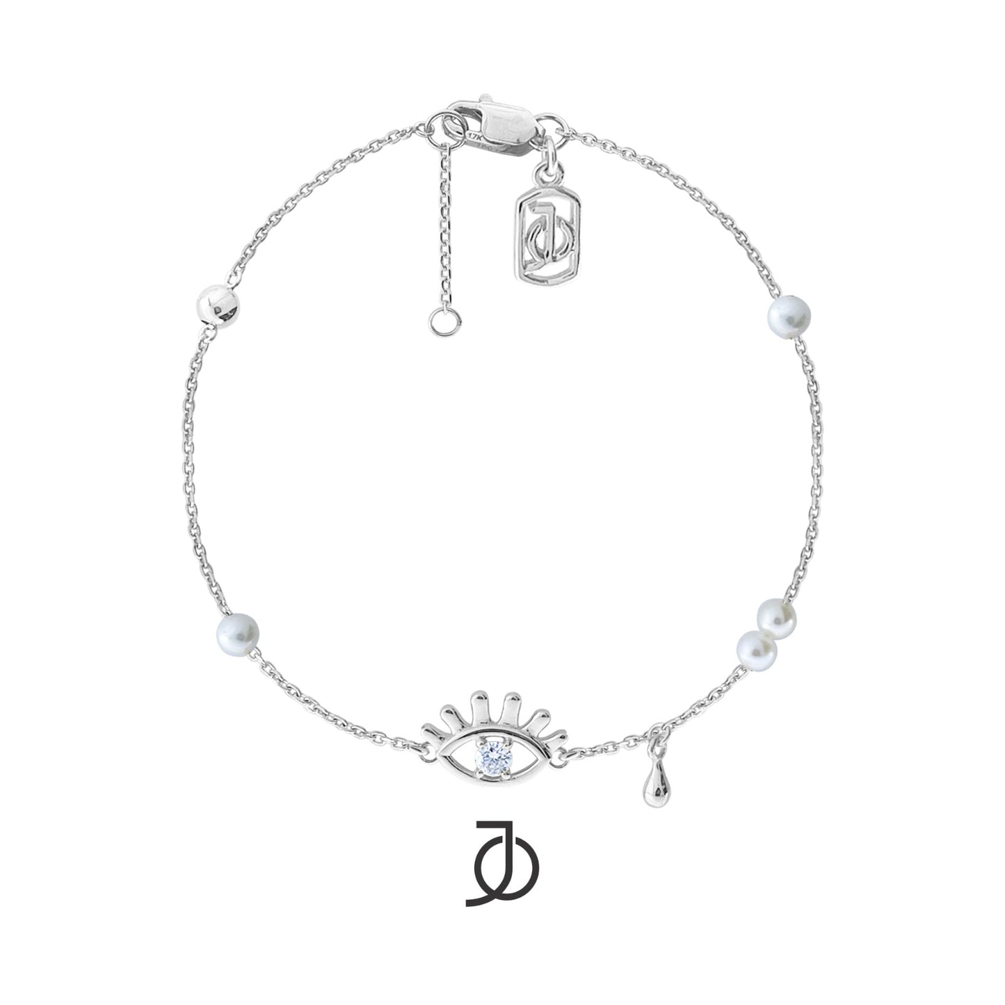 JO Clear Vision Bracelet With Pearls