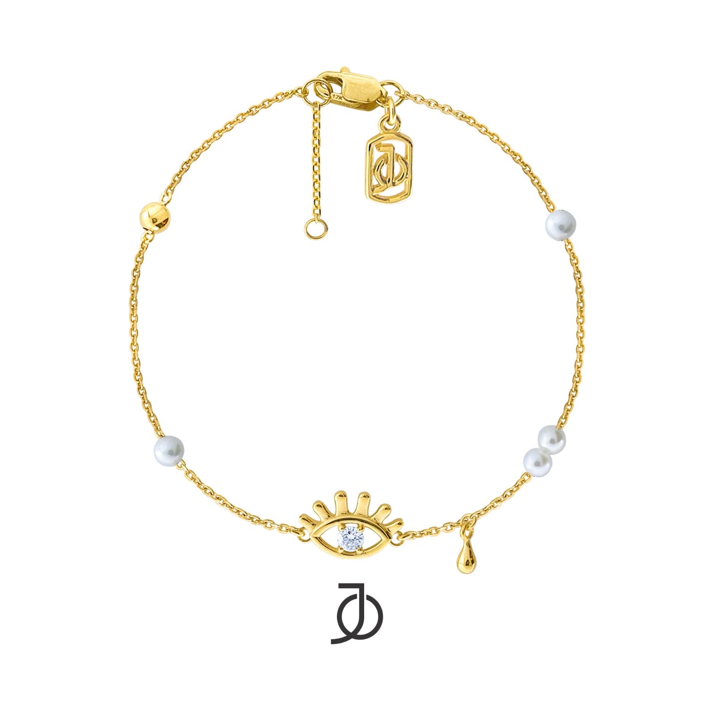 JO Clear Vision Bracelet With Pearls