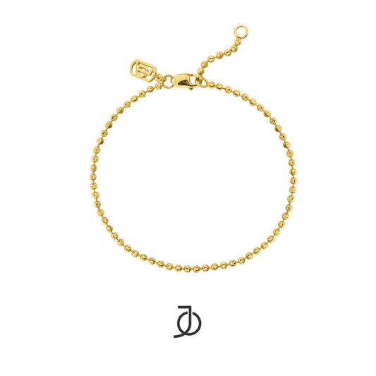 Jo Diamond Cut Beaded Bracelet