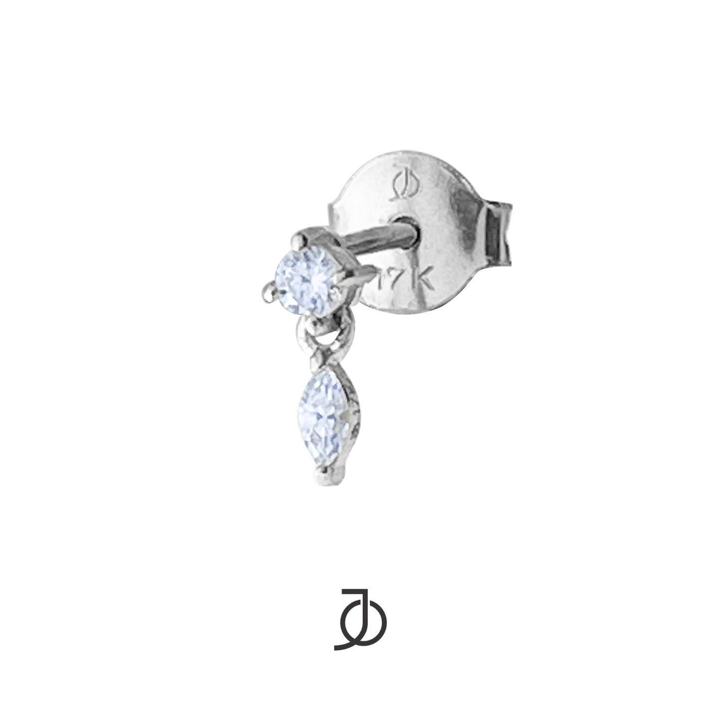 JO Anting Emas - Marquise Drop Stud