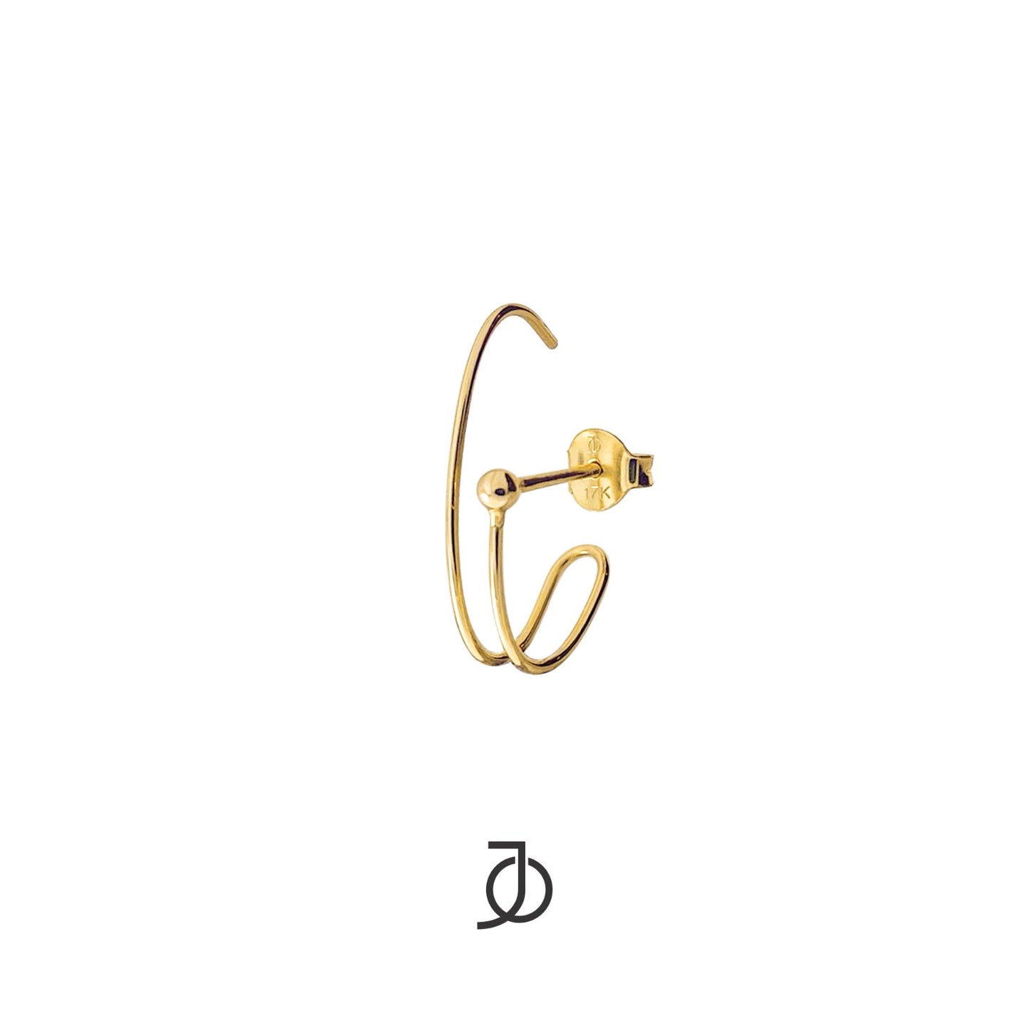 JO Mini Ball Illusion Studs 17k