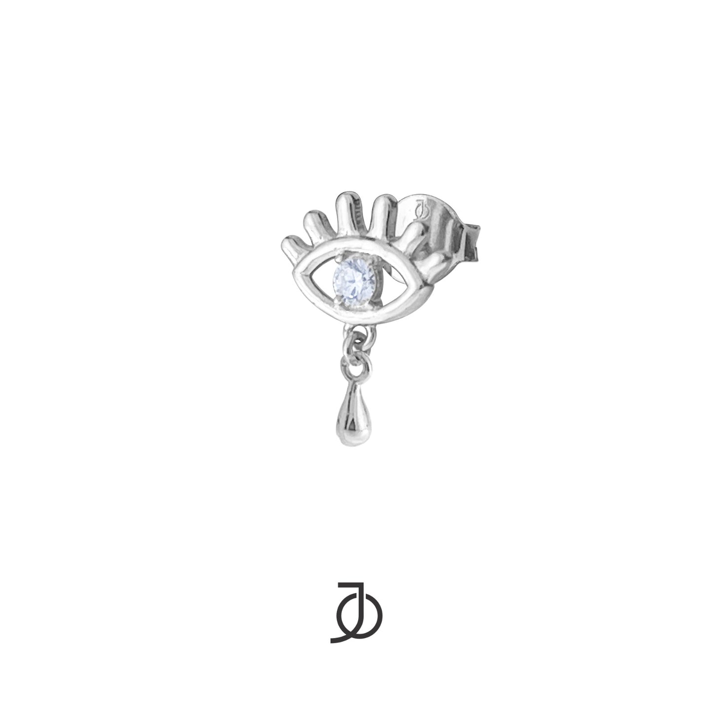 JO Mirage Stud Earrings With Diamond