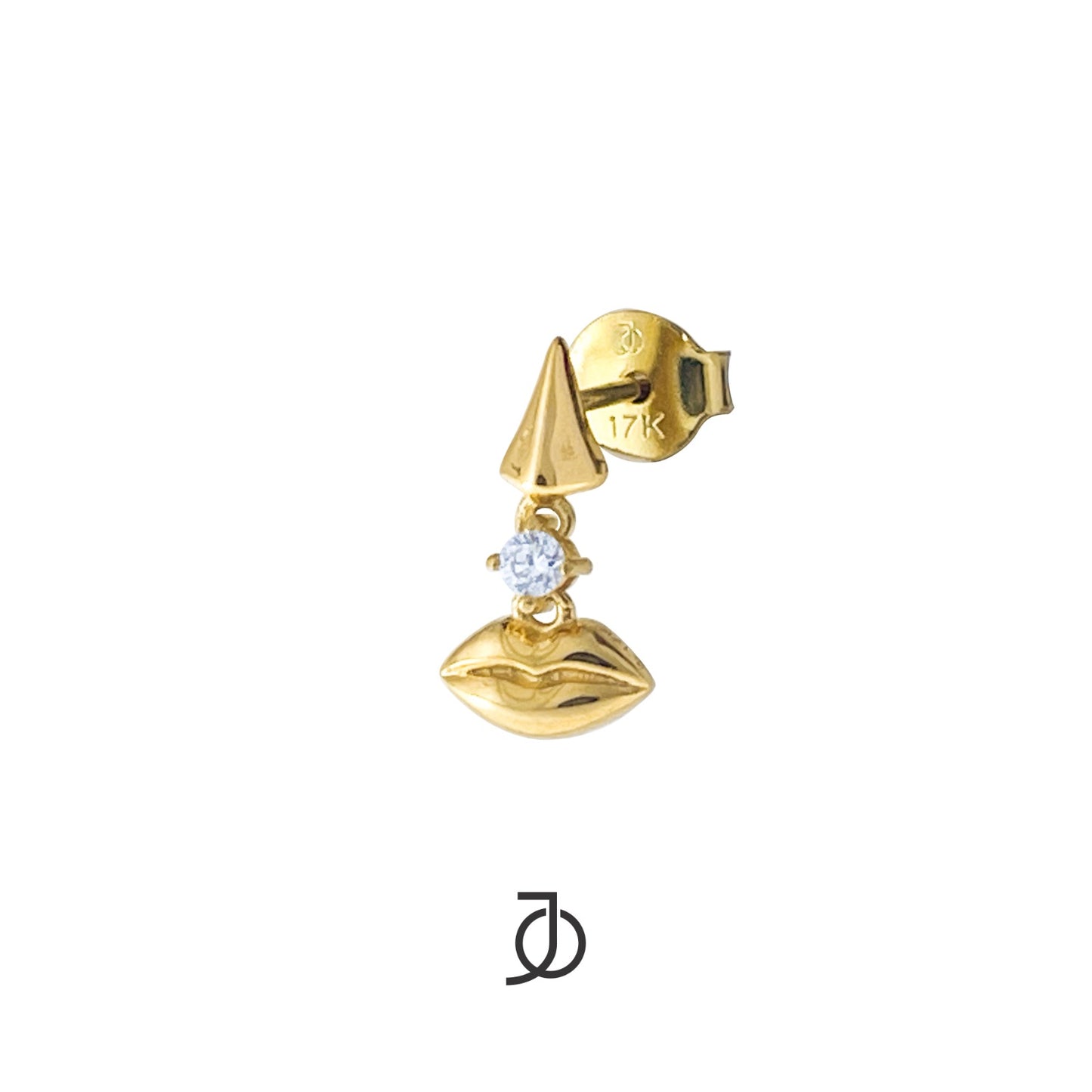 JO Pout Stud Earrings With Diamond