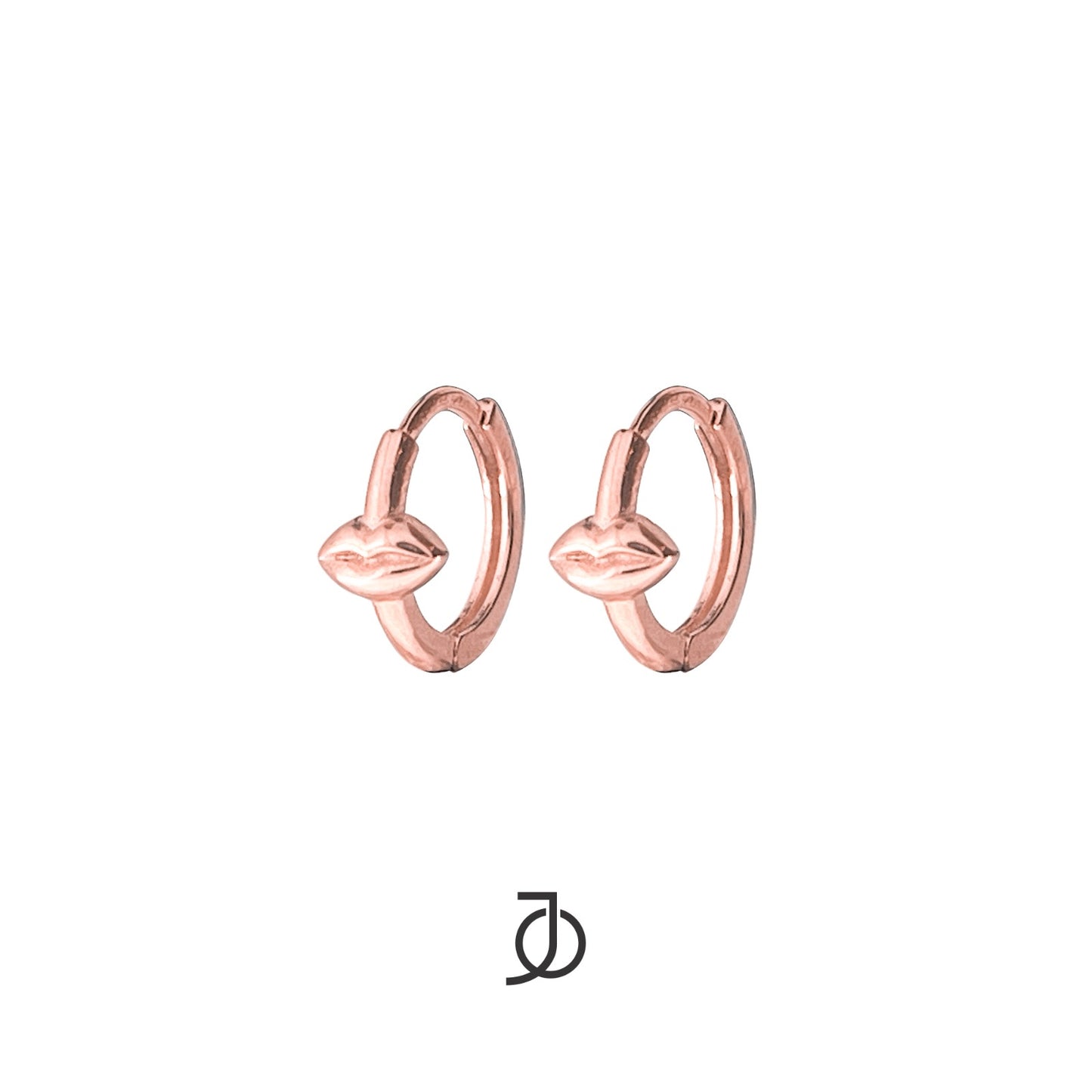 JO Soft Words Hoop Earrings