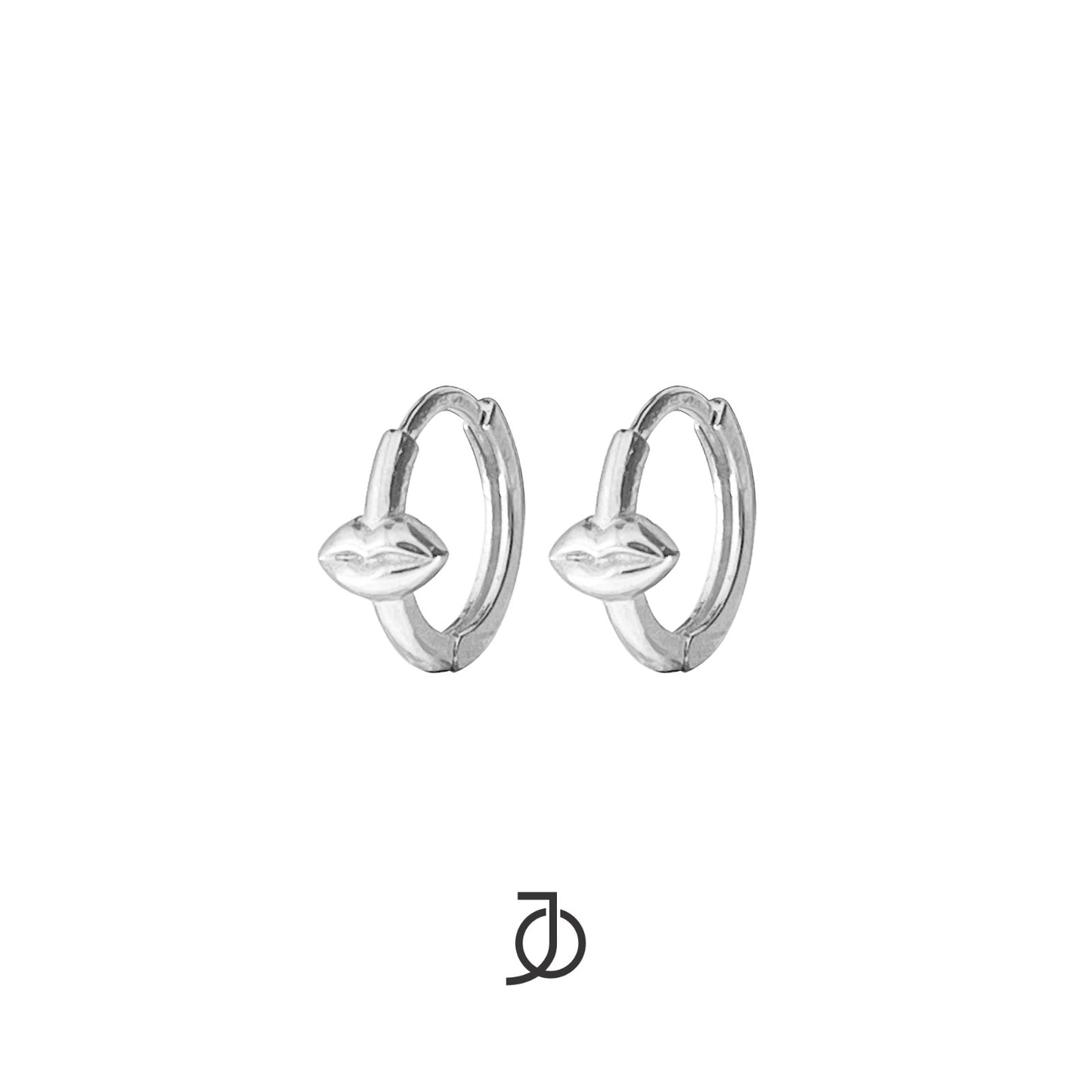 JO Soft Words Hoop Earrings