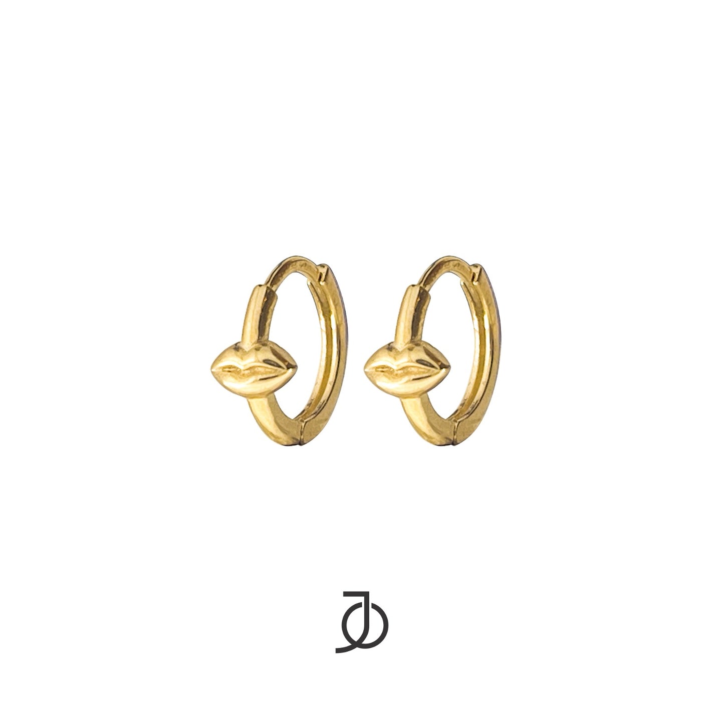 JO Soft Words Hoop Earrings
