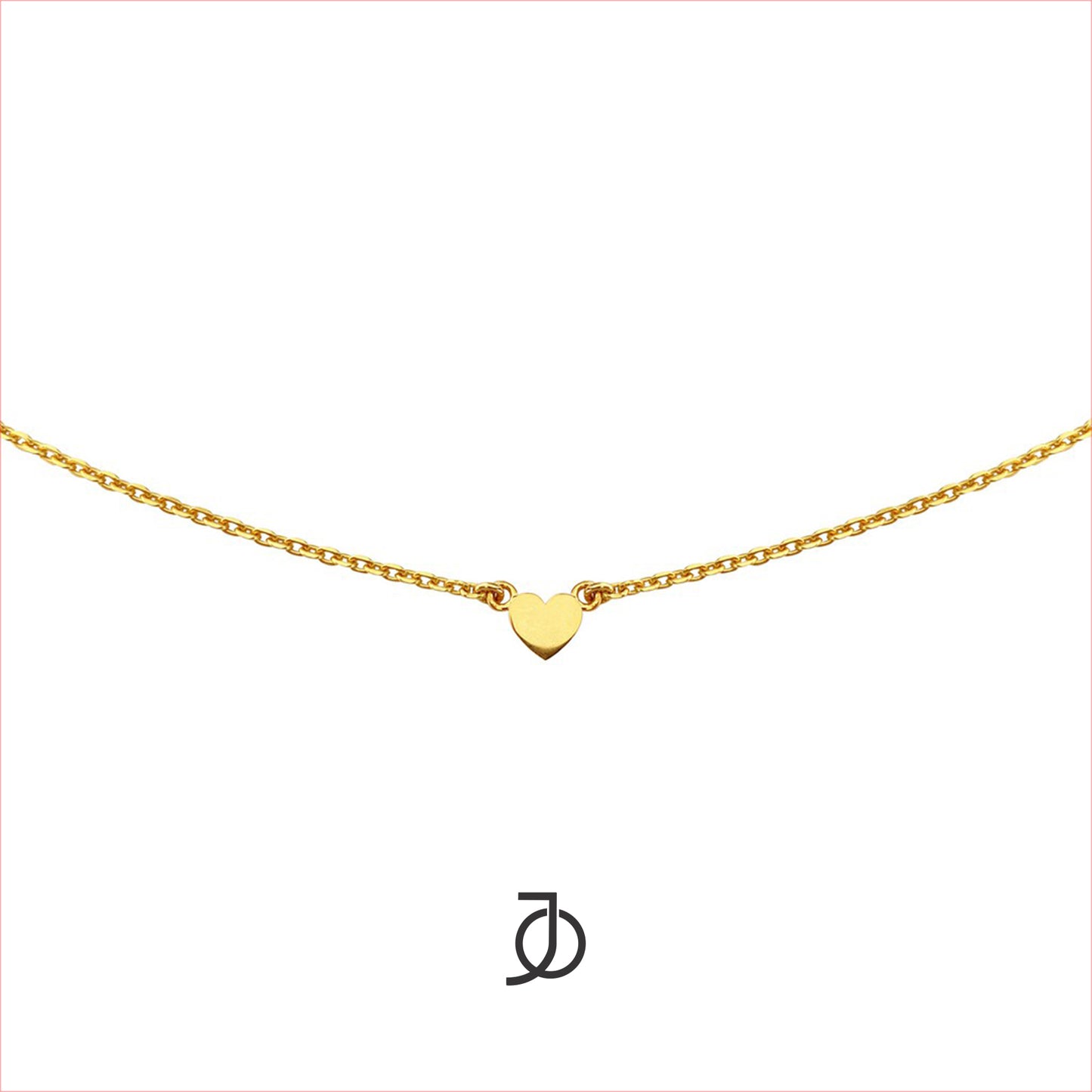 Jo Mini Heart Chain Necklace