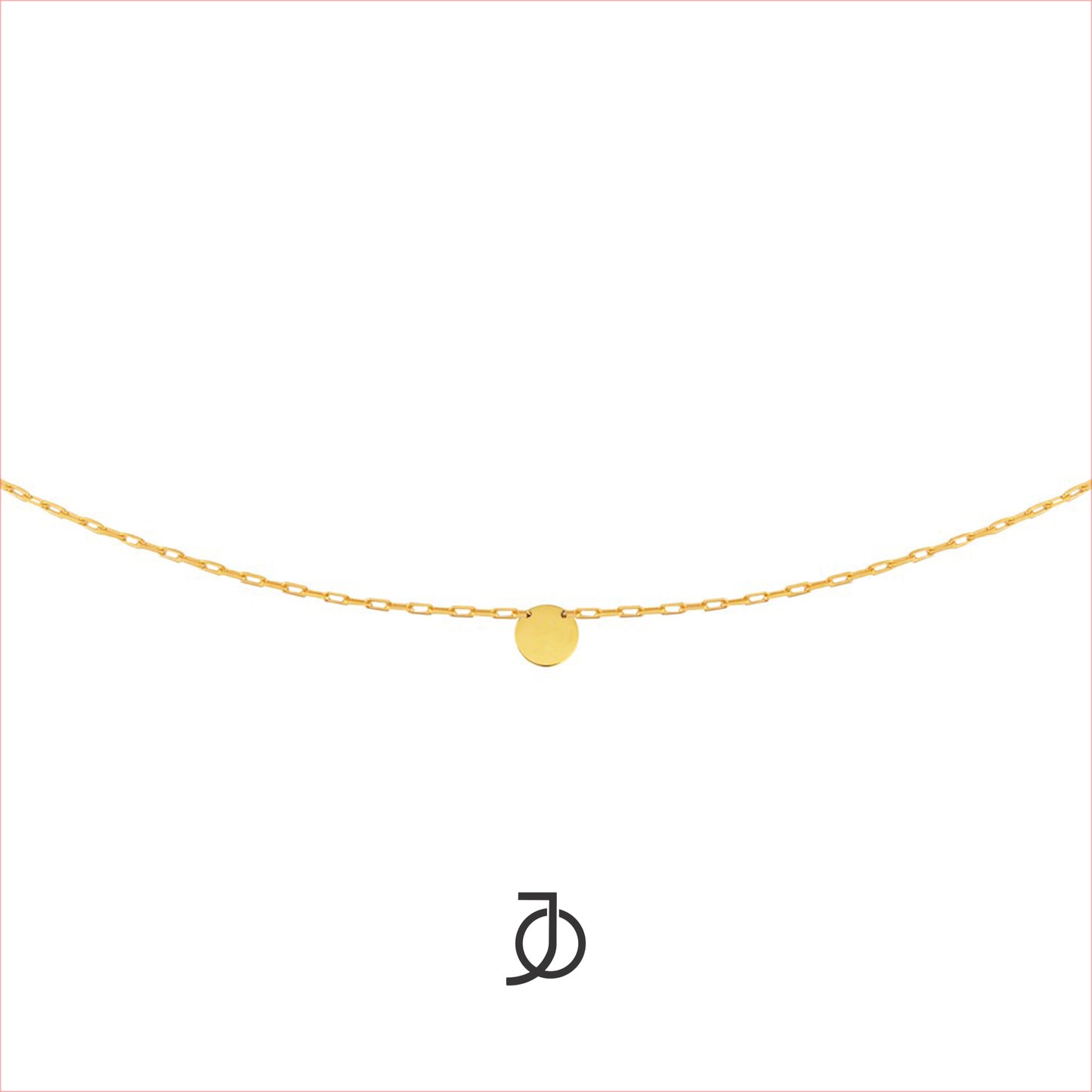 Jo Disc With Mini Paper Clip Chain