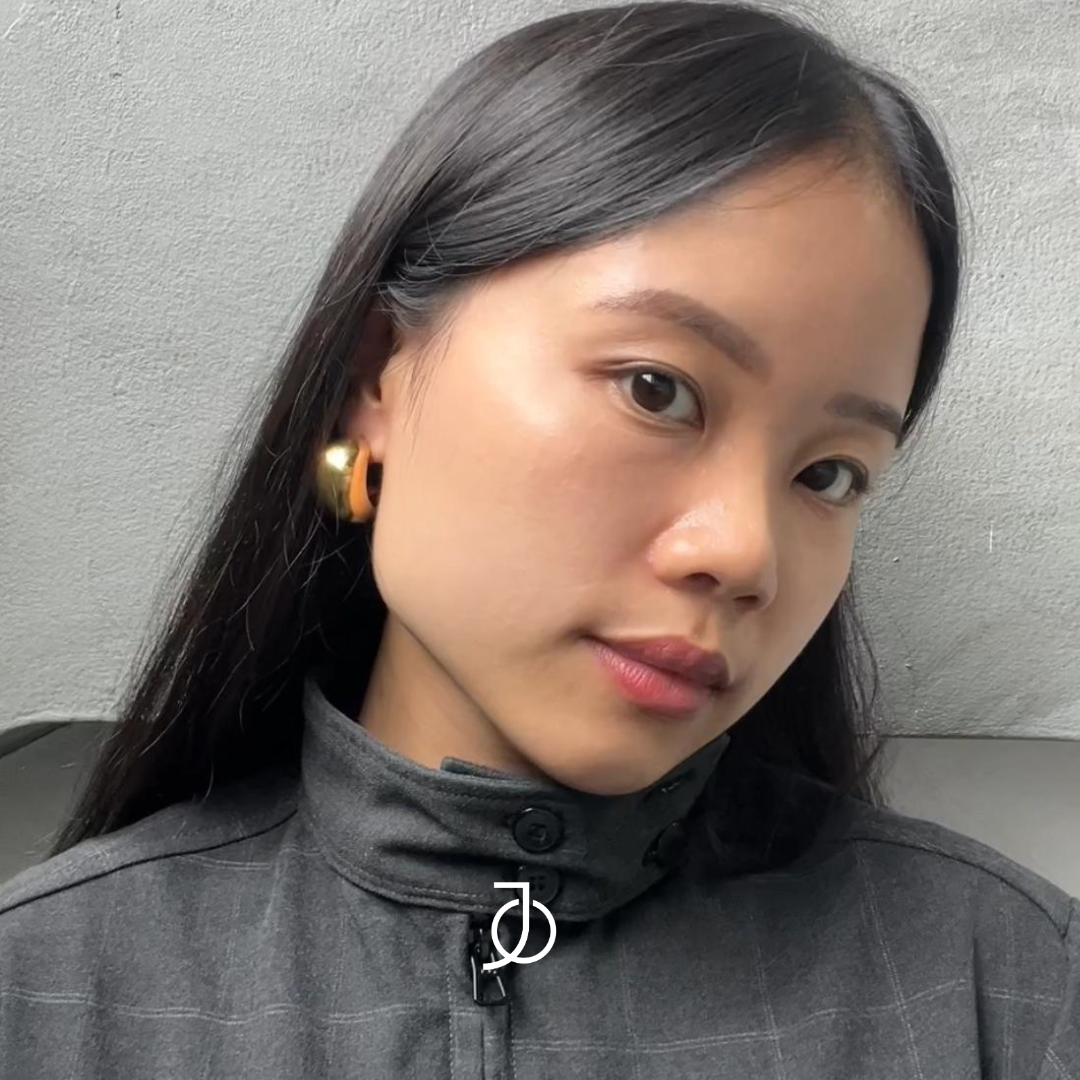 JO Anting Emas - Large Boullee Hoops 17k