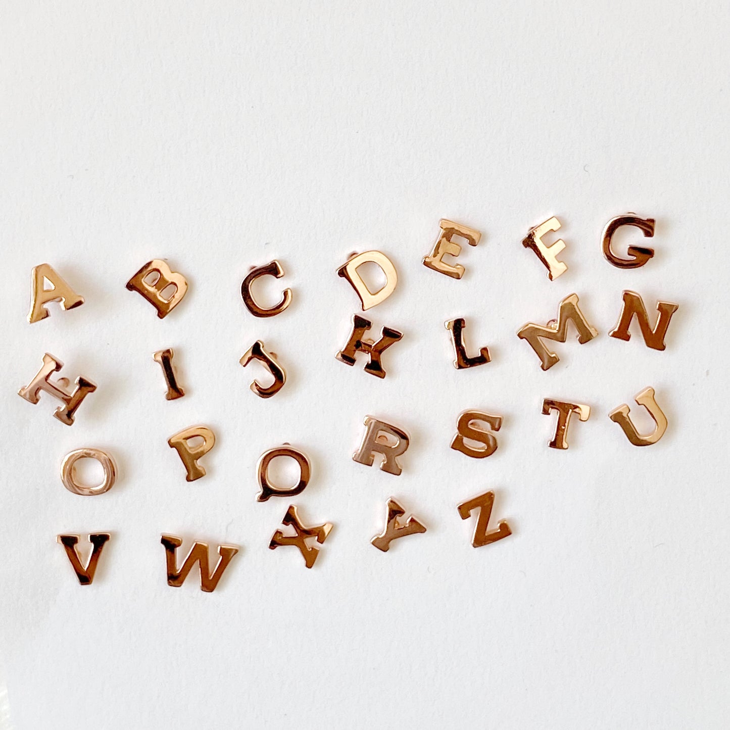 Jo Alphabet Studs 17k