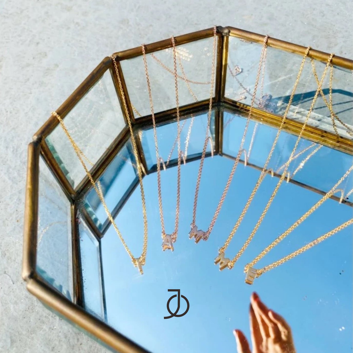 Jo Alphabet Thin Chain Custom