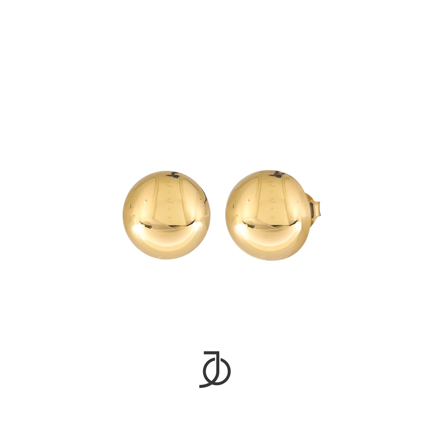 JO Anting Emas - Half Dome Ball Studs 17K