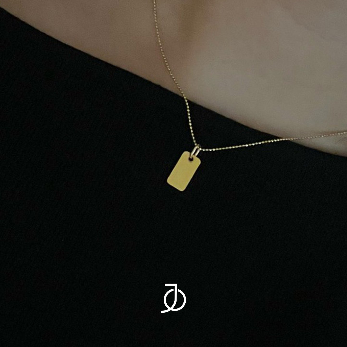 JO Rec Tag Pendant