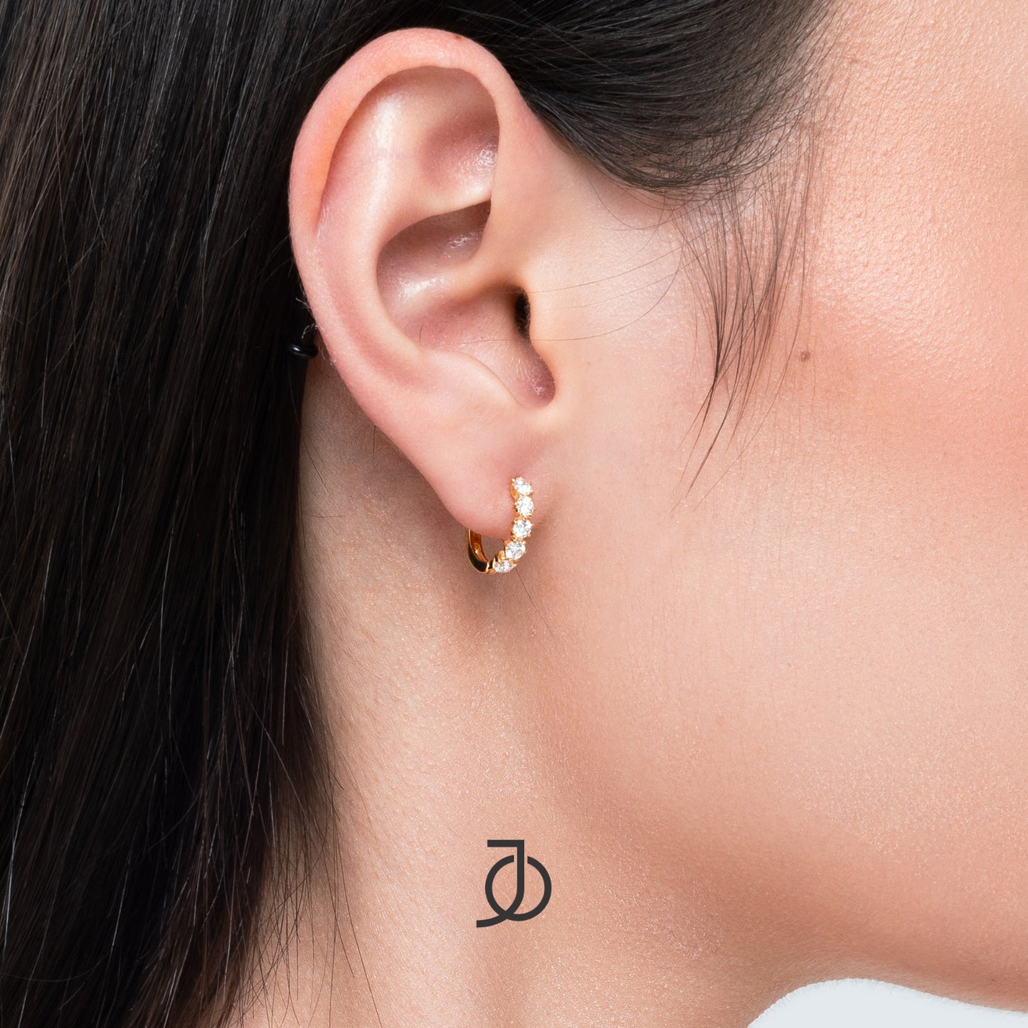 JO Anting Emas - Diamond Huggies 17k