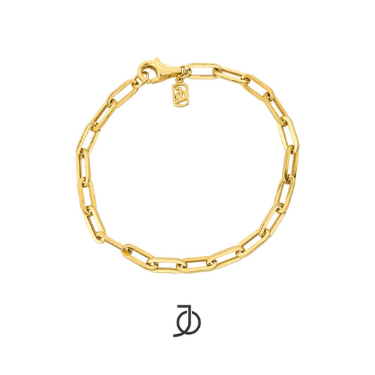 JO LARGE PAPER CLIP BRACELET
