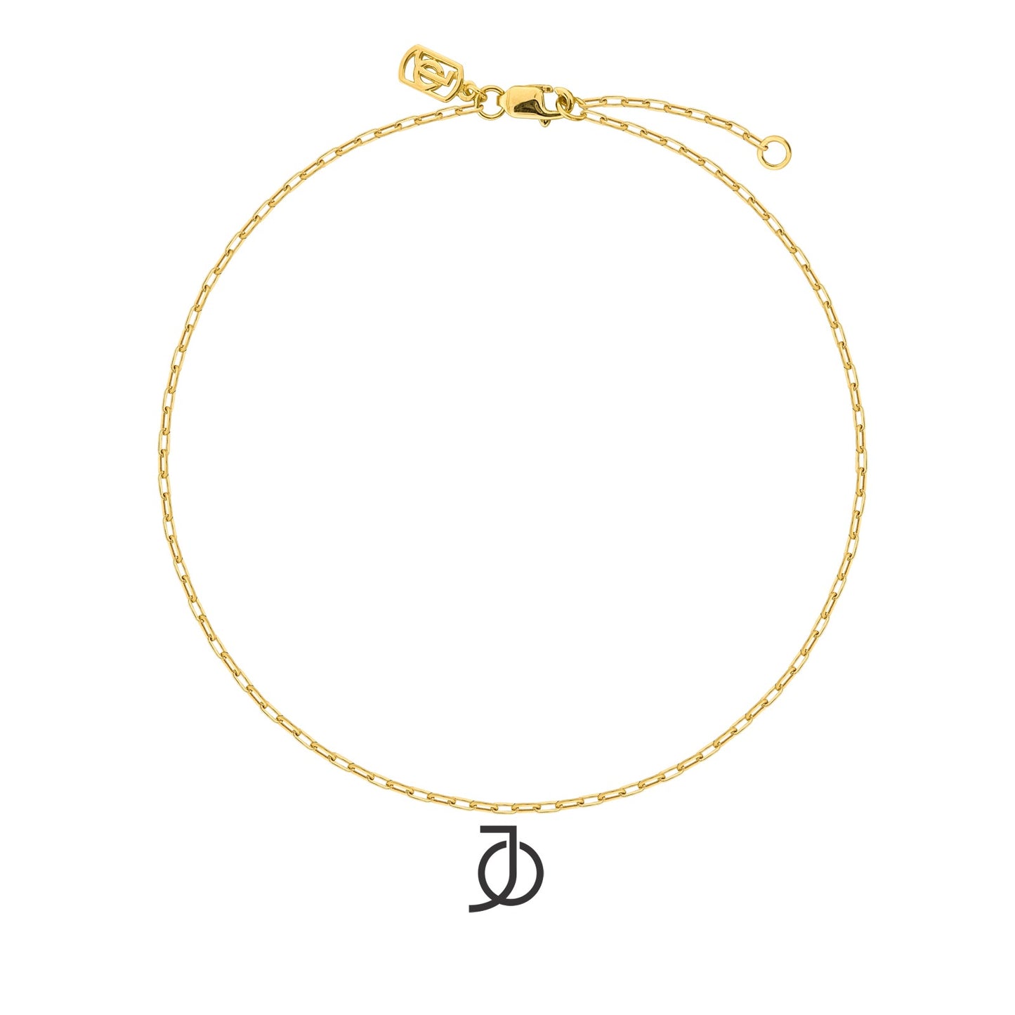Jo Mini Paper Clip Anklet