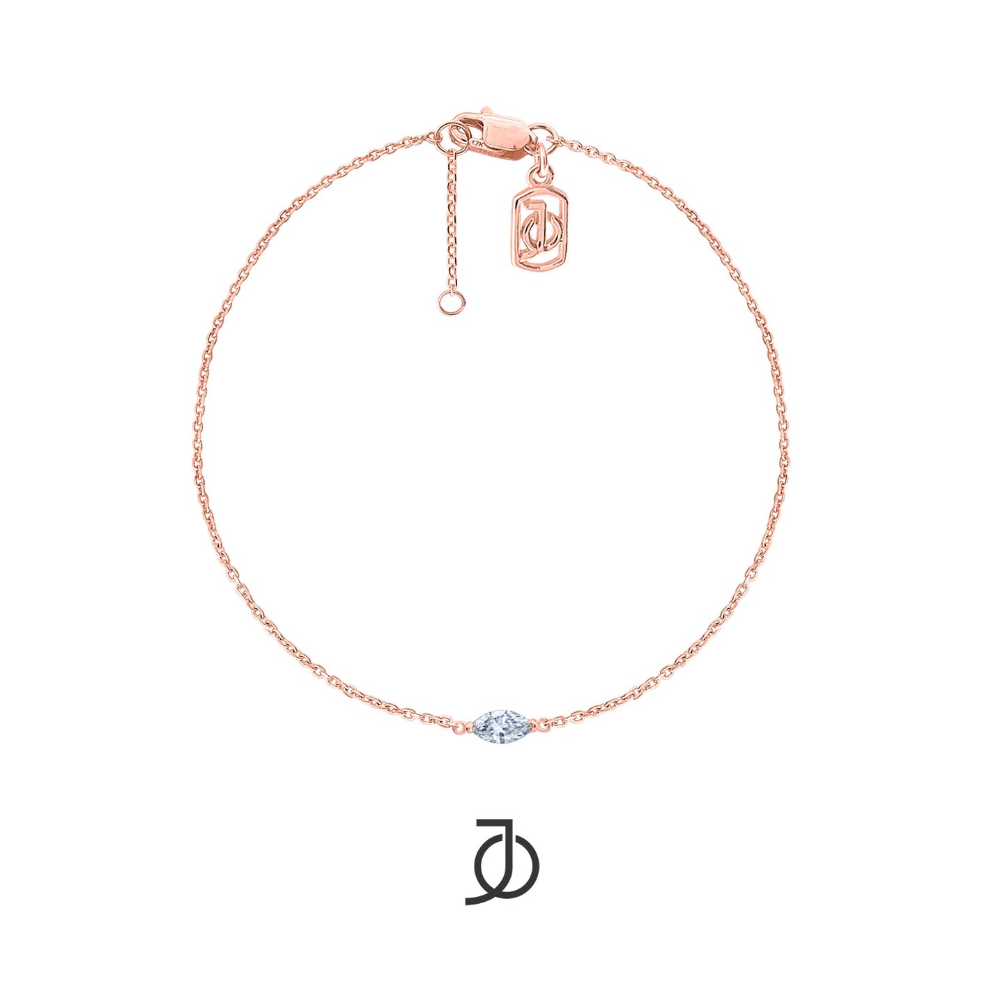 JO Gelang Emas - MARQUISE CHAIN BRACELET 17K