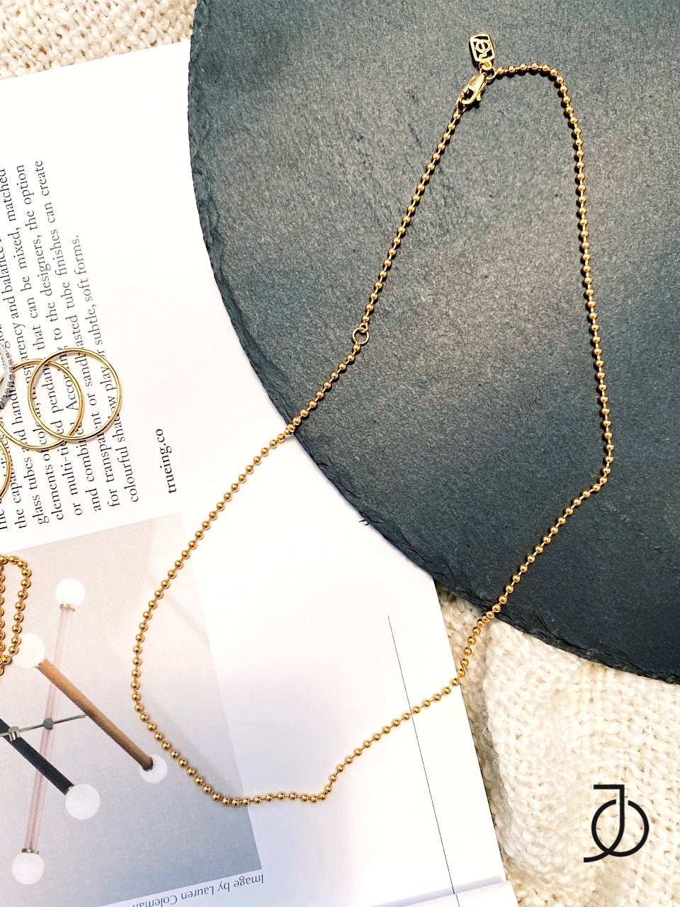 Jo Beaded Chain 17k