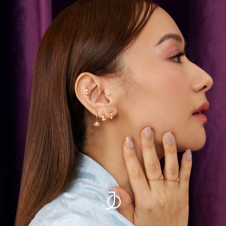 JO Softness Earrings With Diamond