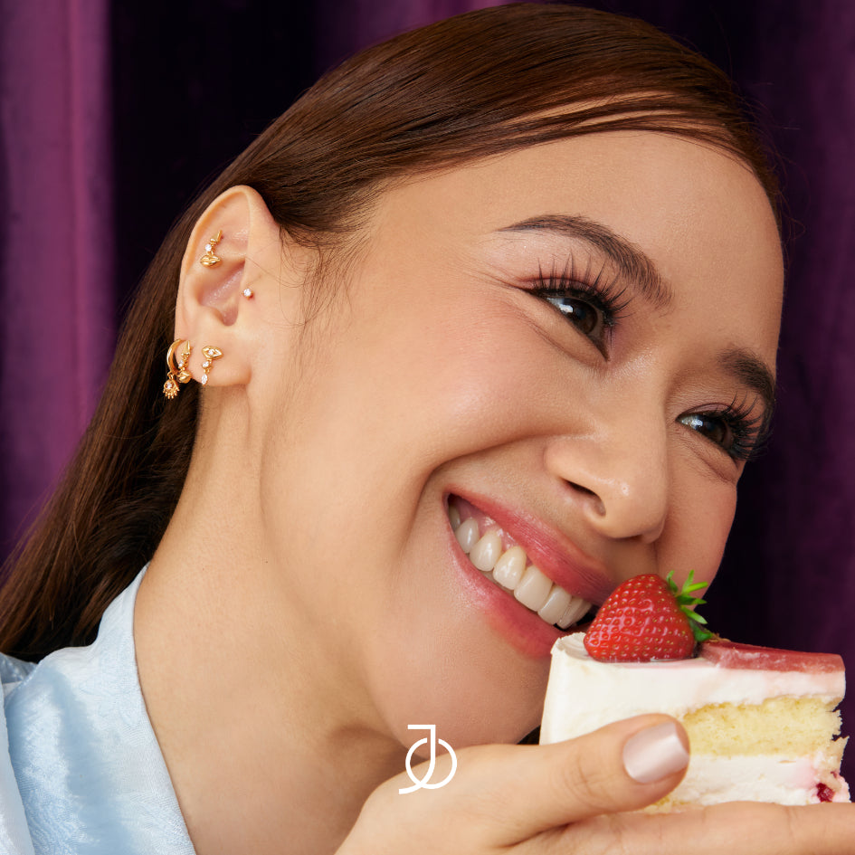 JO Softness Earrings With Diamond