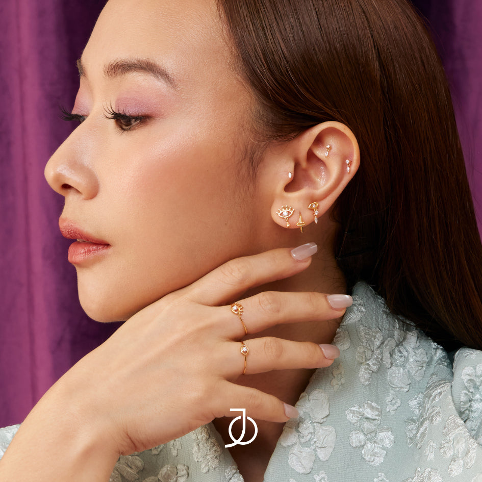 JO Softness Earrings With Diamond