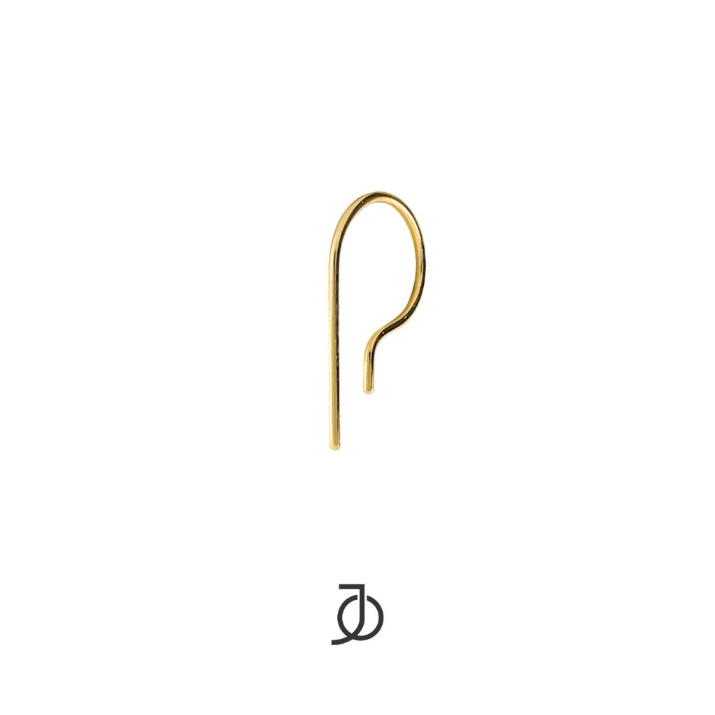 JO Anting Emas - Gold Wire Loop Earrings