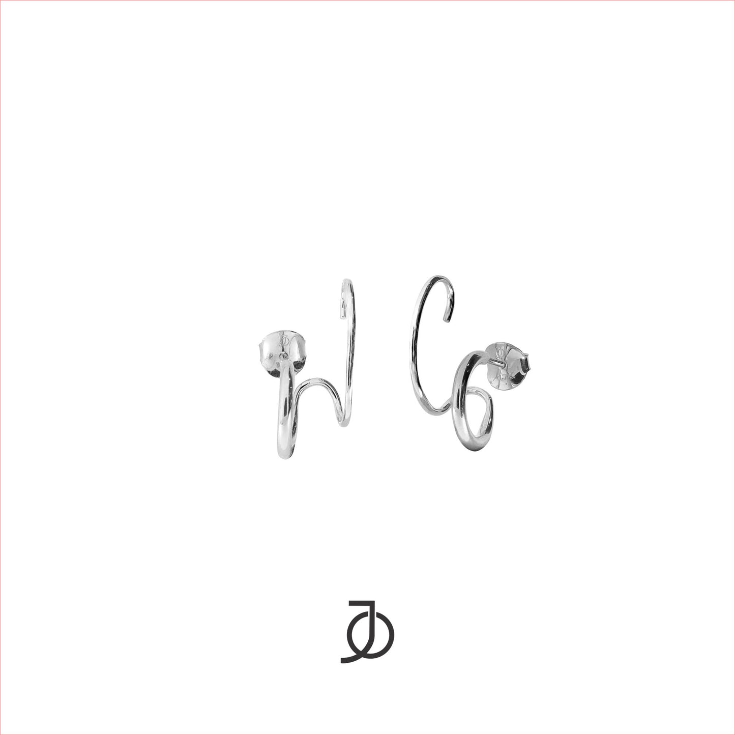JO Double Illusion Ear Wrap Stud 17k