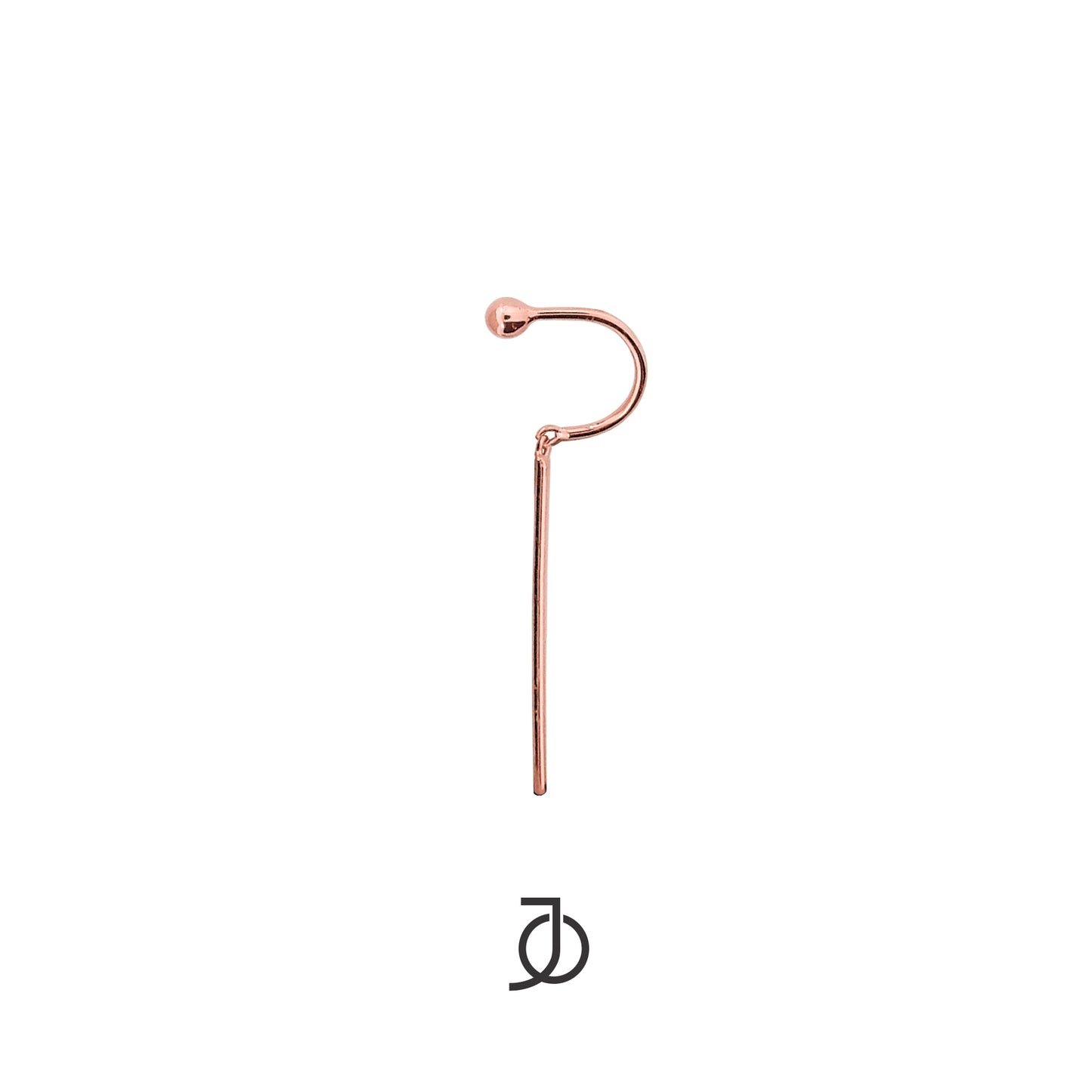 Jo Mini Ball Dangling Bar Earring 17k