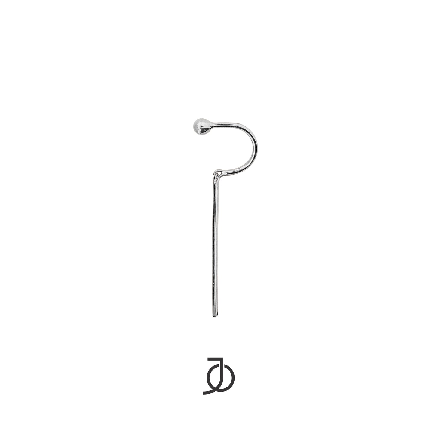 Jo Mini Ball Dangling Bar Earring 17k