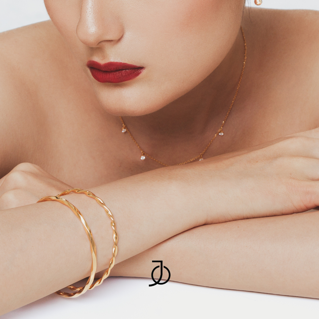 JO Gelang Emas - Slow Twist Bangle 17k