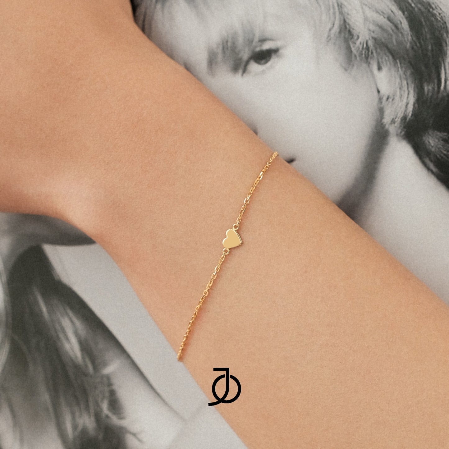 Jo Mini Heart Chain Bracelet
