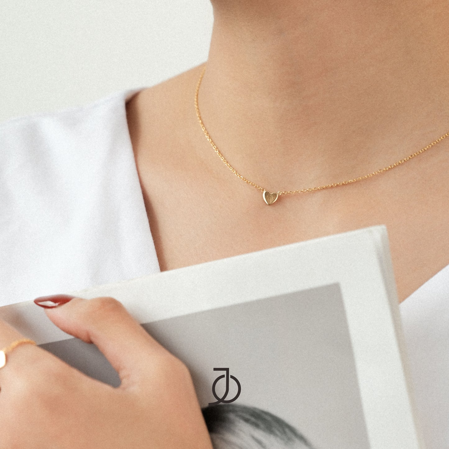 Jo Mini Heart Chain Necklace