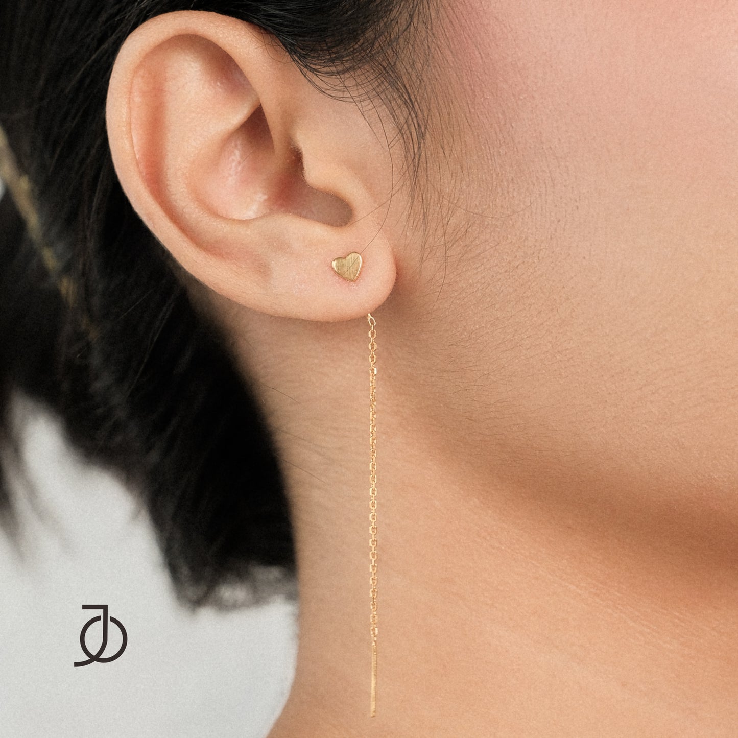 Jo Heart Thread Stud
