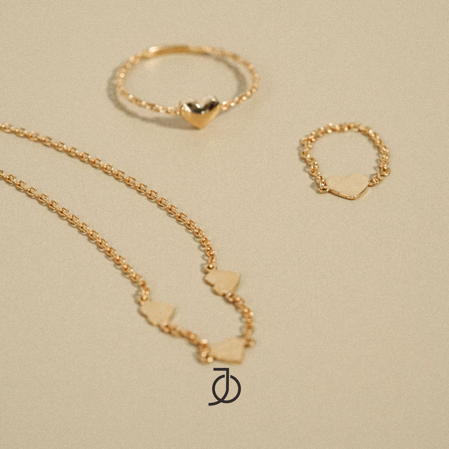 Jo 3 Mini Heart Chain Bracelet