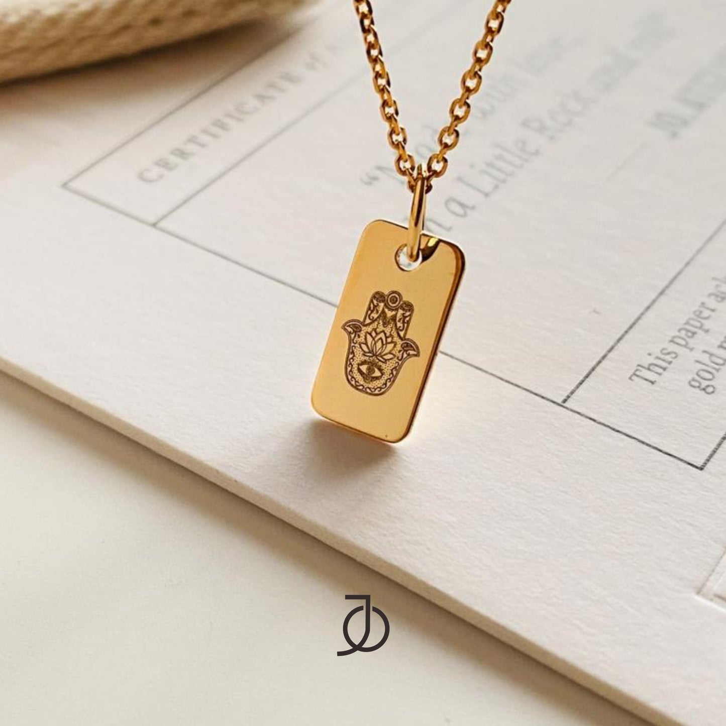 JO Rec Tag Pendant