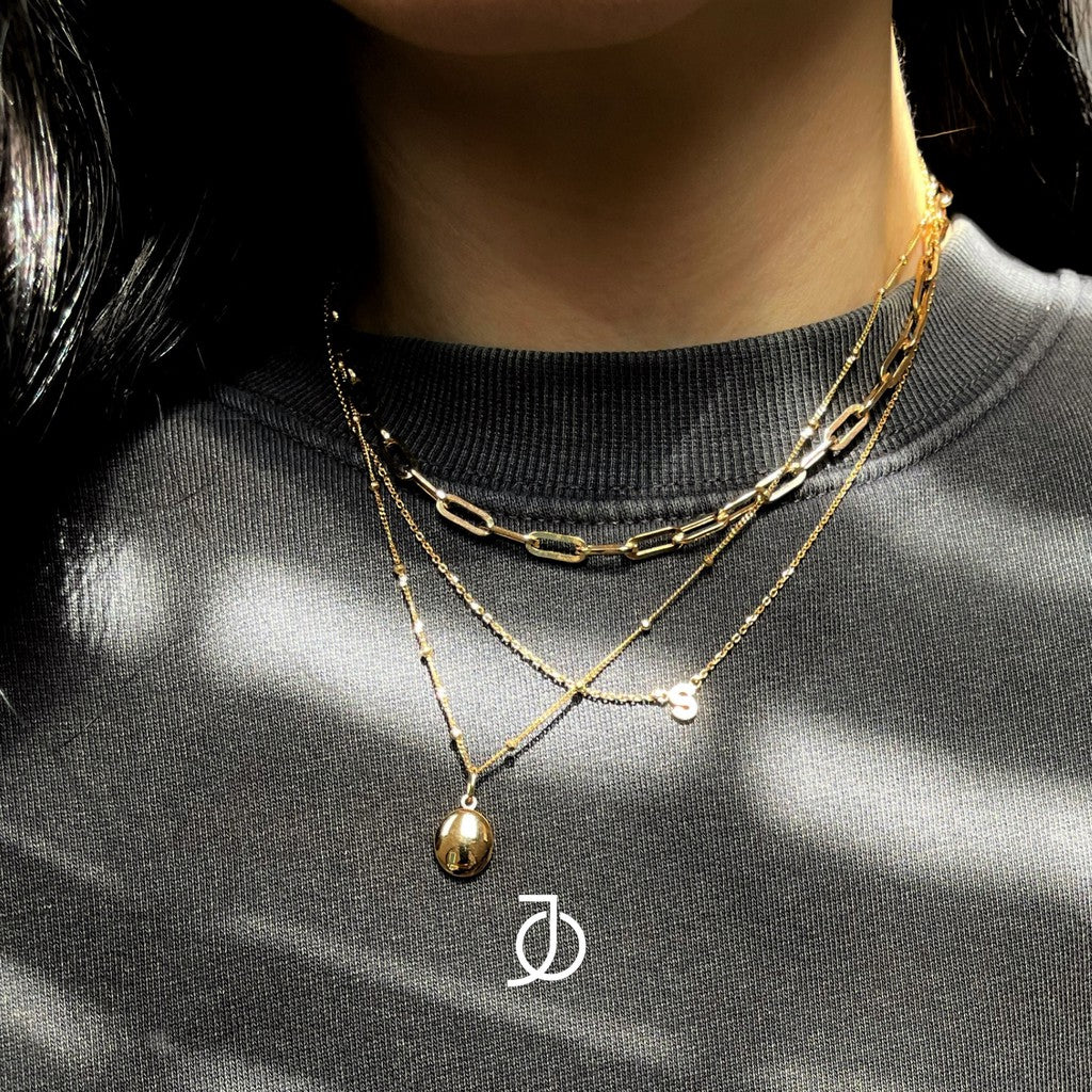 JO OVAL LOCKET PENDANT