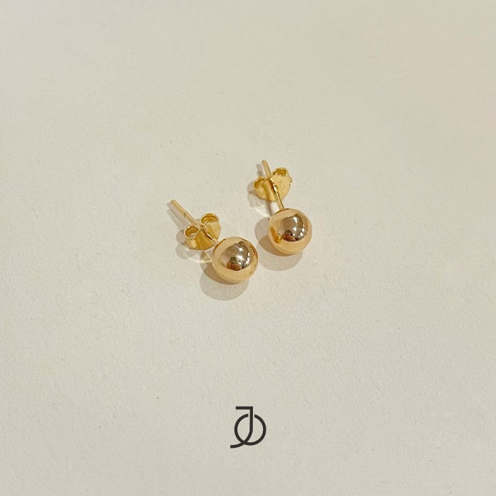 JO MEDIUM GOLD BALL STUD
