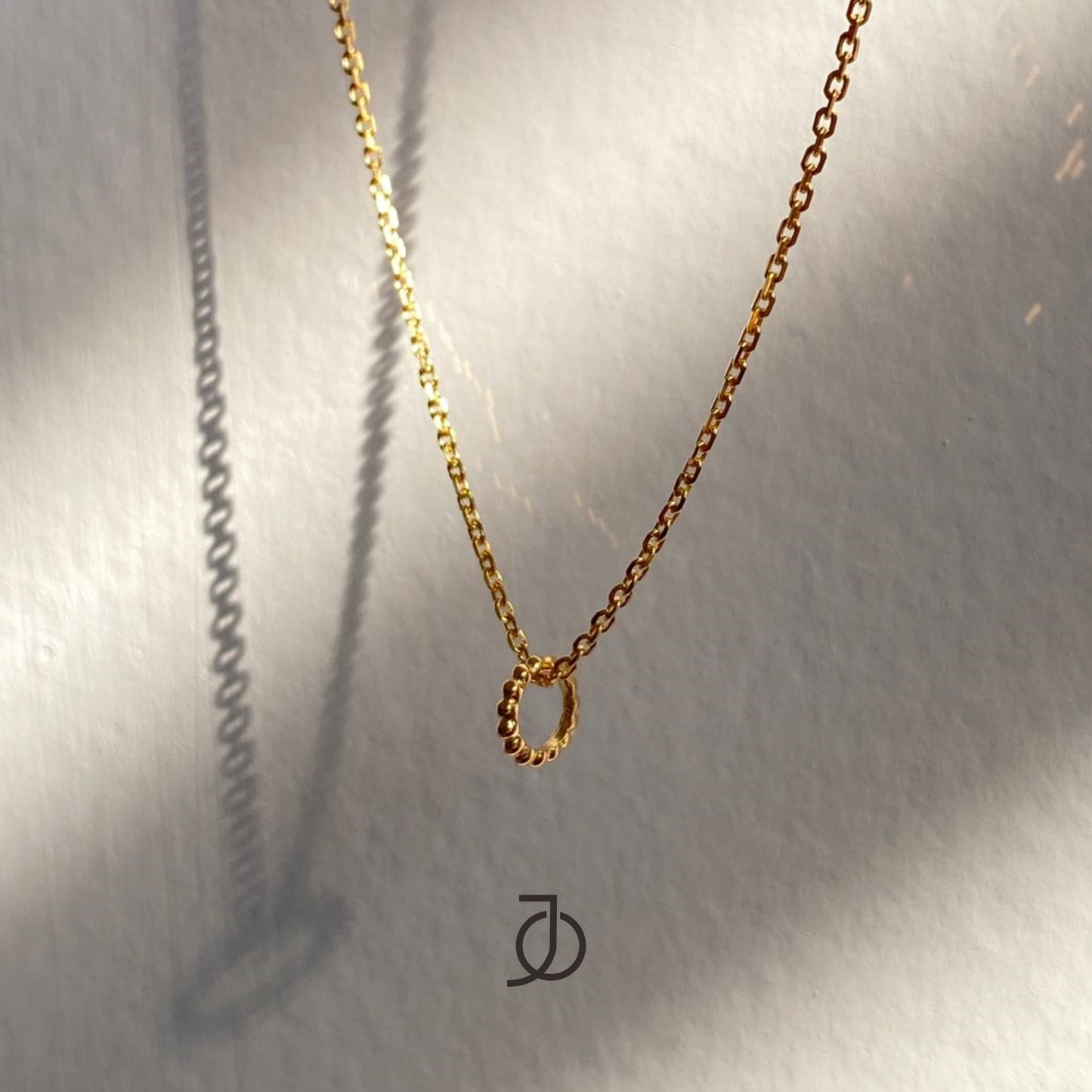 JO Gold Ball Beads Pendant