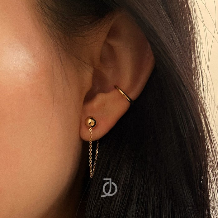 JO Medium Ball Chain Studs