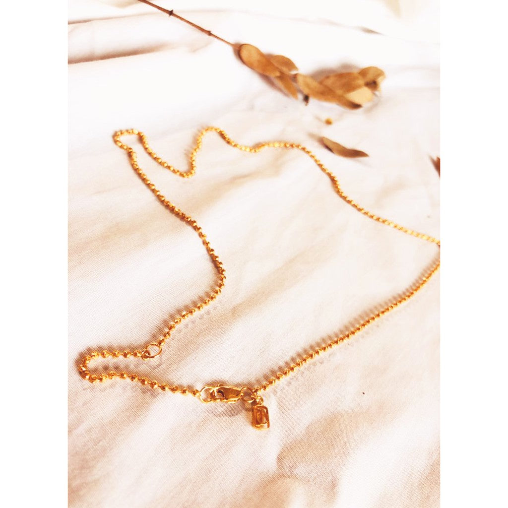 Jo Diamond Cut Beaded Chain