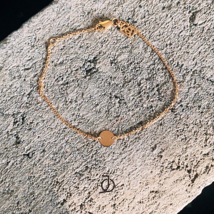 Jo Small Disc With Thin Bracelet